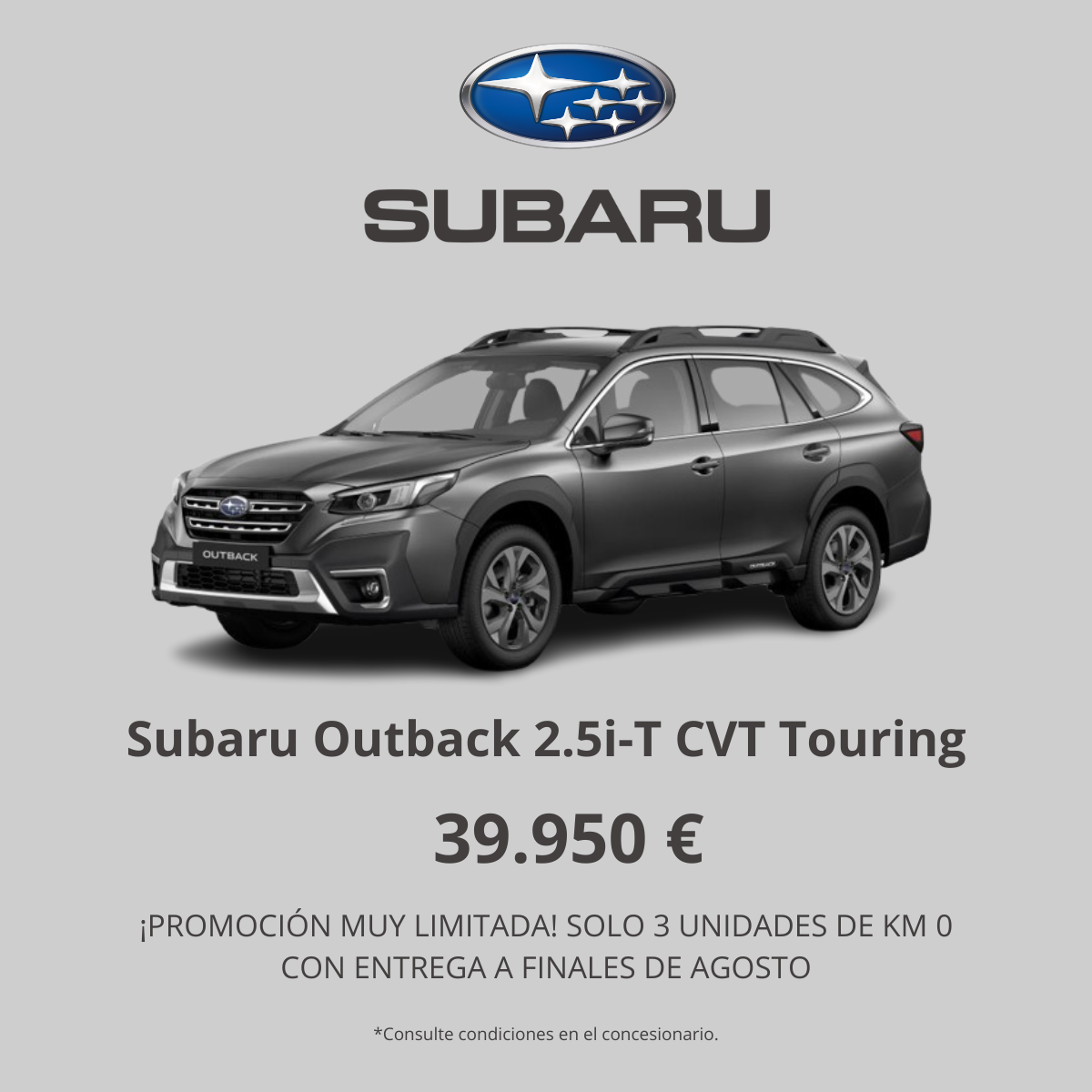 ¡PROMOCIÓN MUY LIMITADA! SOLO 3 UNIDADES DE KM 0 CON ENTREGA A FINALES DE AGOSTO
